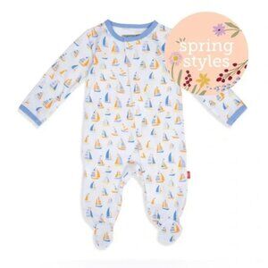 Magnetic Me Good Vibe on the Tide Magnetic Footie, Size 9-12 Mo